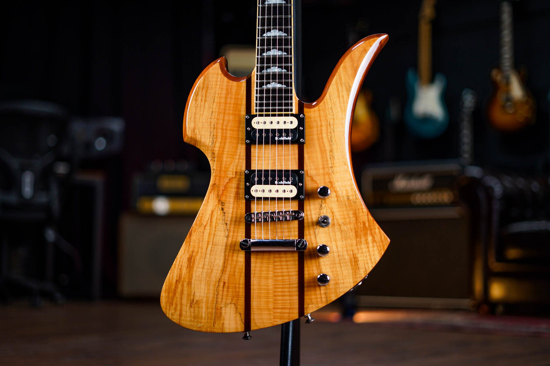 BC Rich Mockingbird Exotic Classic Spalted Maple