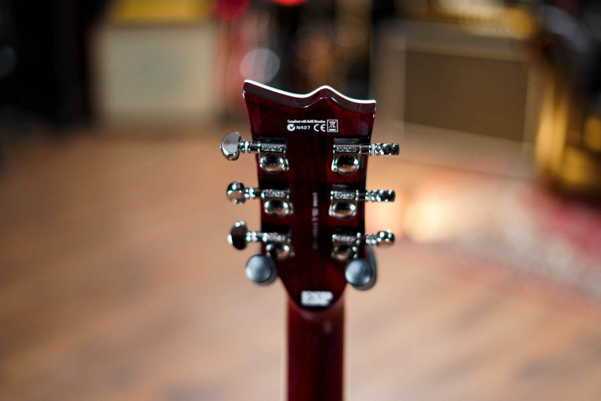 ESP LTD EC-401FM In See-Thru Black Cherry - Image 7