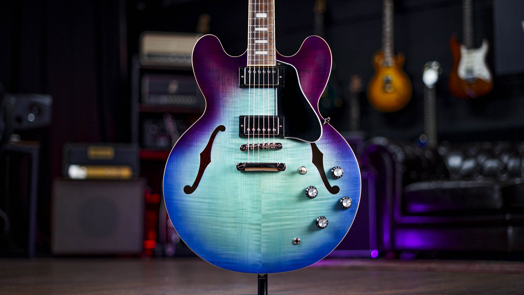 Epiphone Inspired by Gibson ES-335 Figured Blueberry Burst #16 Guitar  Gear Giveaway