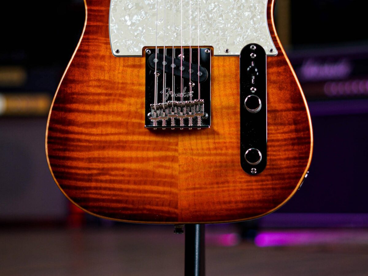 Fender American Select Telecaster in Violin Burst - Image 4