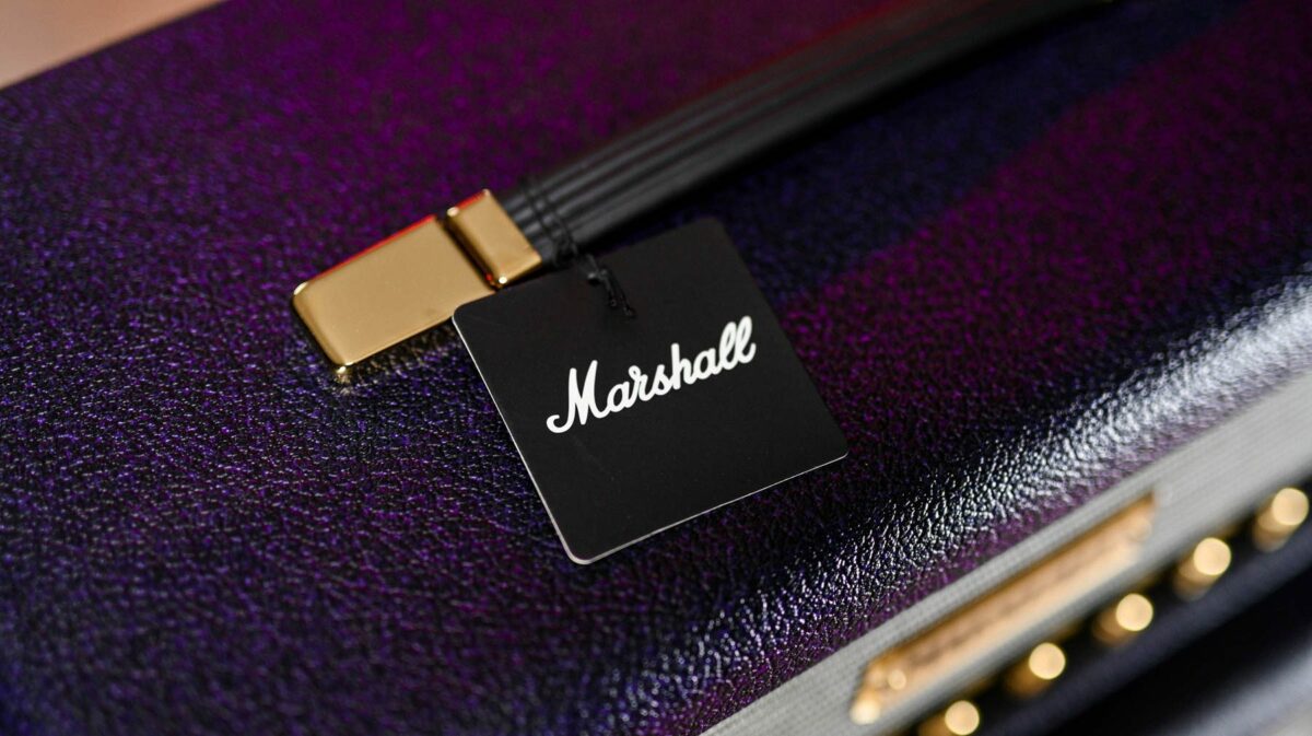 Marshall Design Store SC20 Head & 1936 2x12" Cabinet - Black/Purple Levant #3 - Image 4