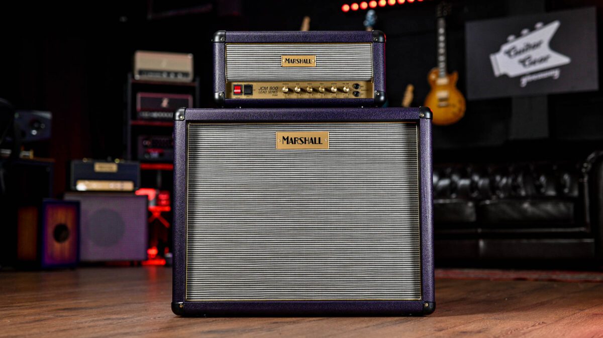 Marshall Design Store SC20 Head & 1936 2x12" Cabinet - Black/Purple Levant #3