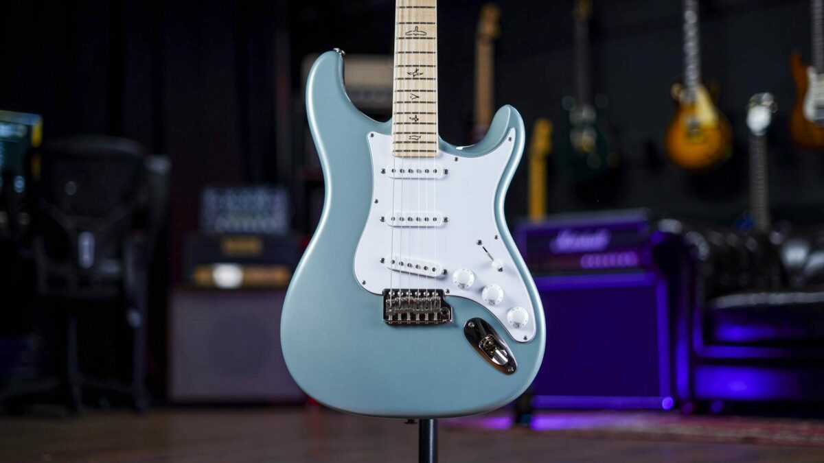 PRS USA John Mayer Silver Sky in Polar Blue