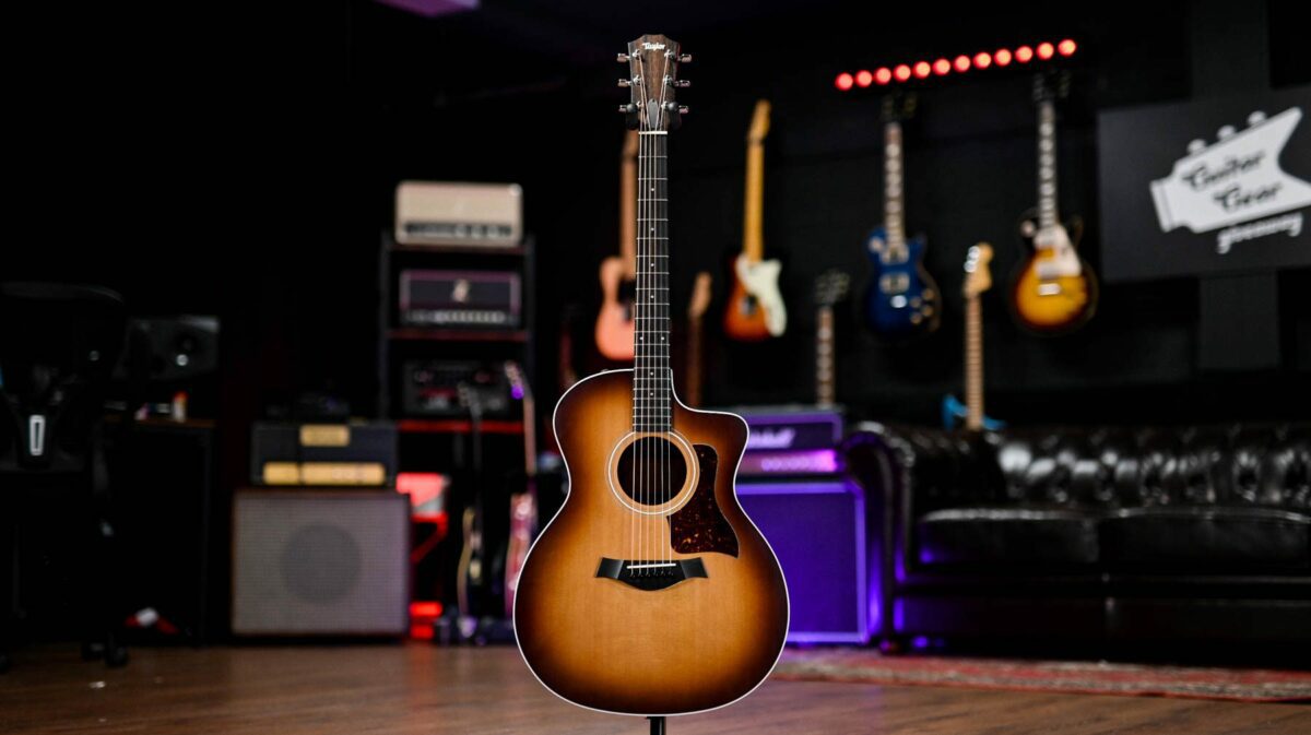 Taylor 214ce-K SB Grand Auditorium in Shaded Edgeburst - #9 - Image 2