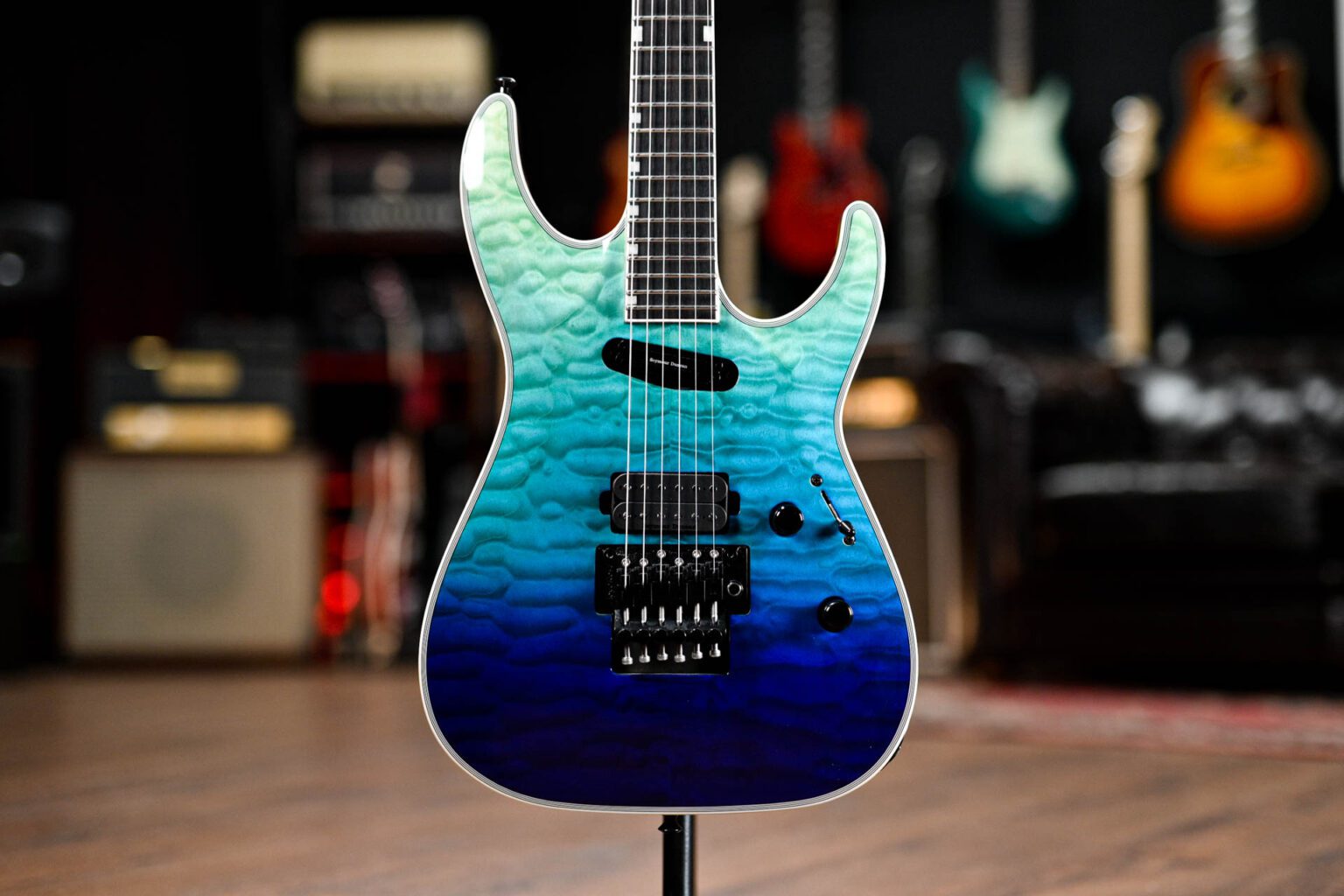 ESP LTD MH1000HSQM in Violet Shadow Fade Guitar Gear Giveaway