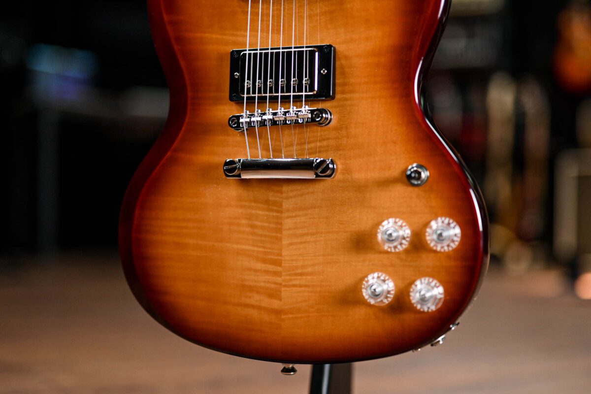 Epiphone SG Modern Figured Honey Burst Fade #2 - Image 4