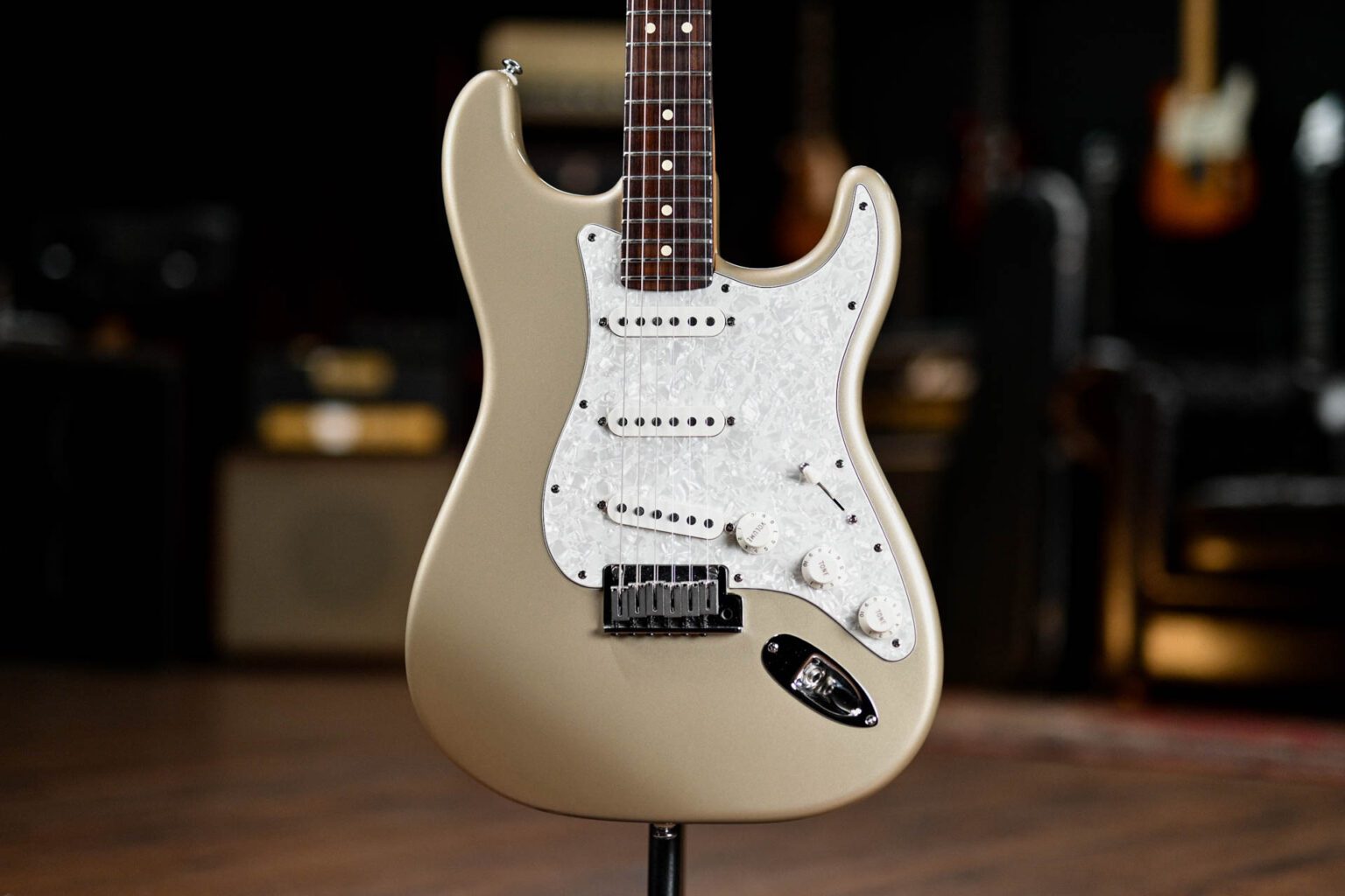 Fender American Texas Special Stratocaster in Shoreline Gold Guitar