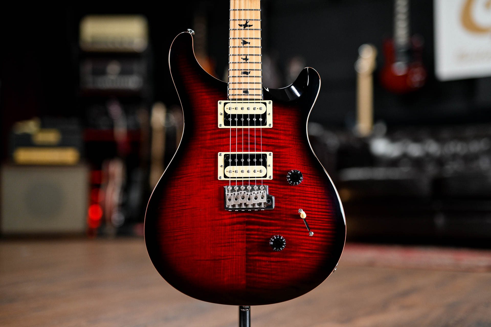 PRS SE Custom 24 Limited Edition in Fire Red - Guitar Gear Giveaway