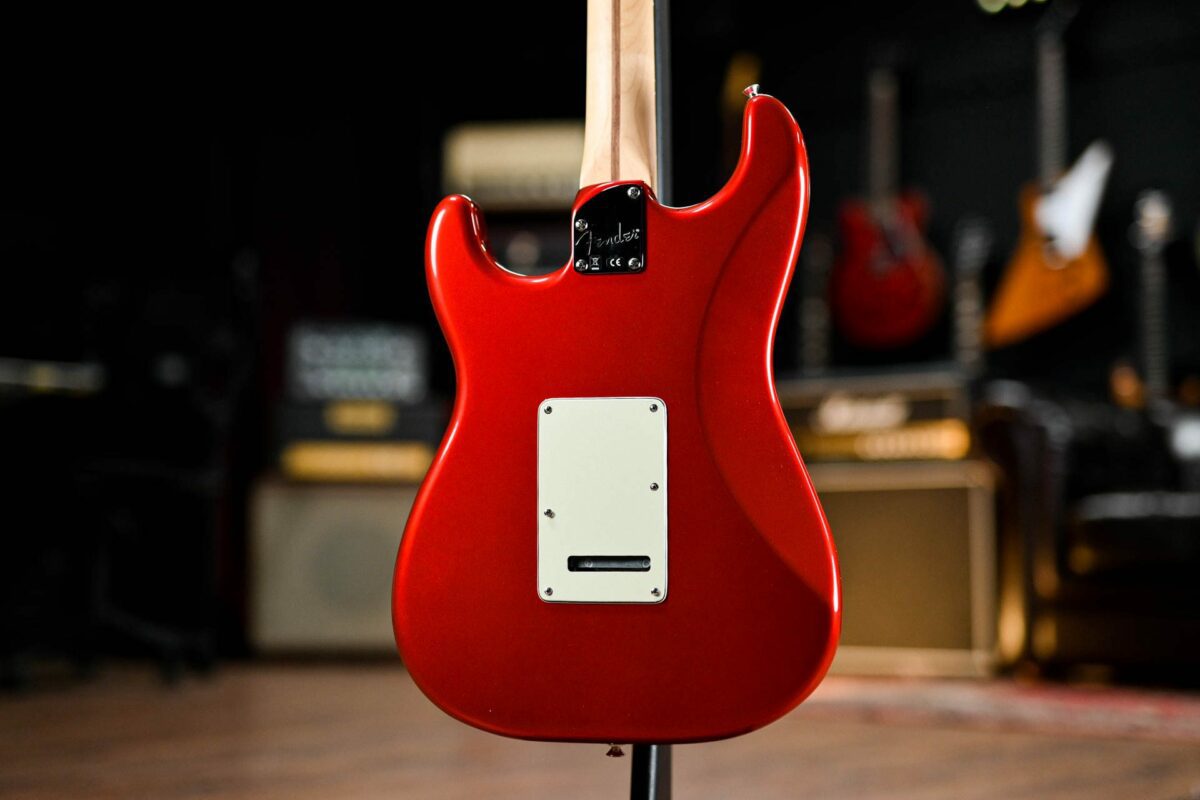 Fender HSS Deluxe Stratocaster in Candy Apple Red - Image 8