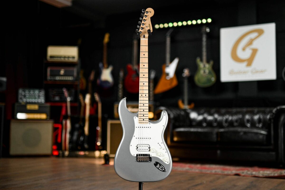 Fender HSS Player Stratocaster In Silver - Image 3