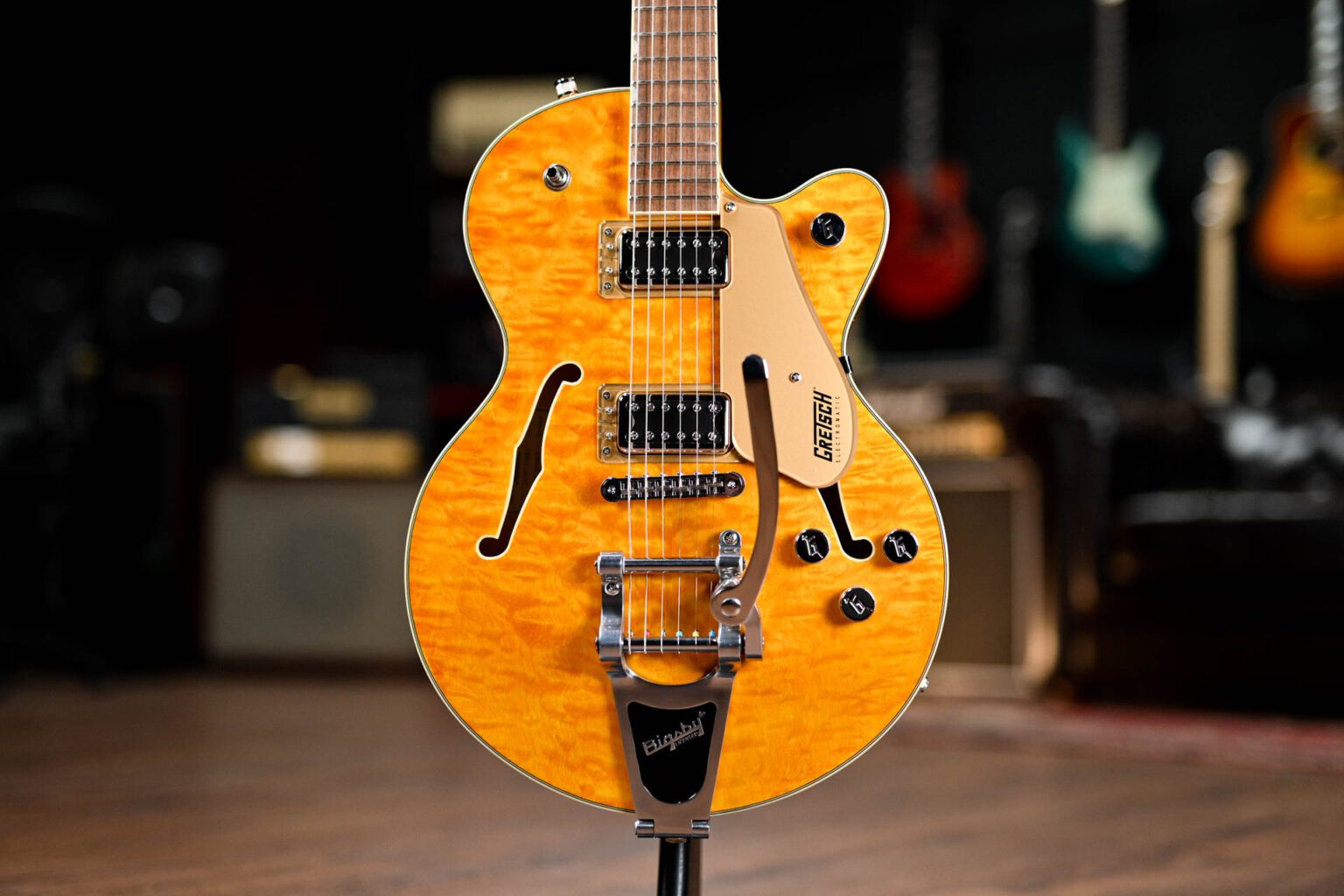 Gretsch G5655TQM Electromatic Center Block Jr. Quilted Maple In