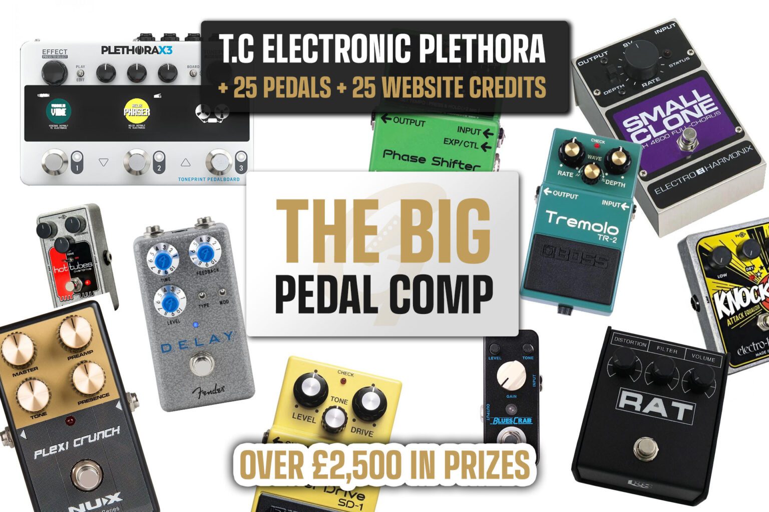The Big Pedal Competition Guitar Gear Giveaway
