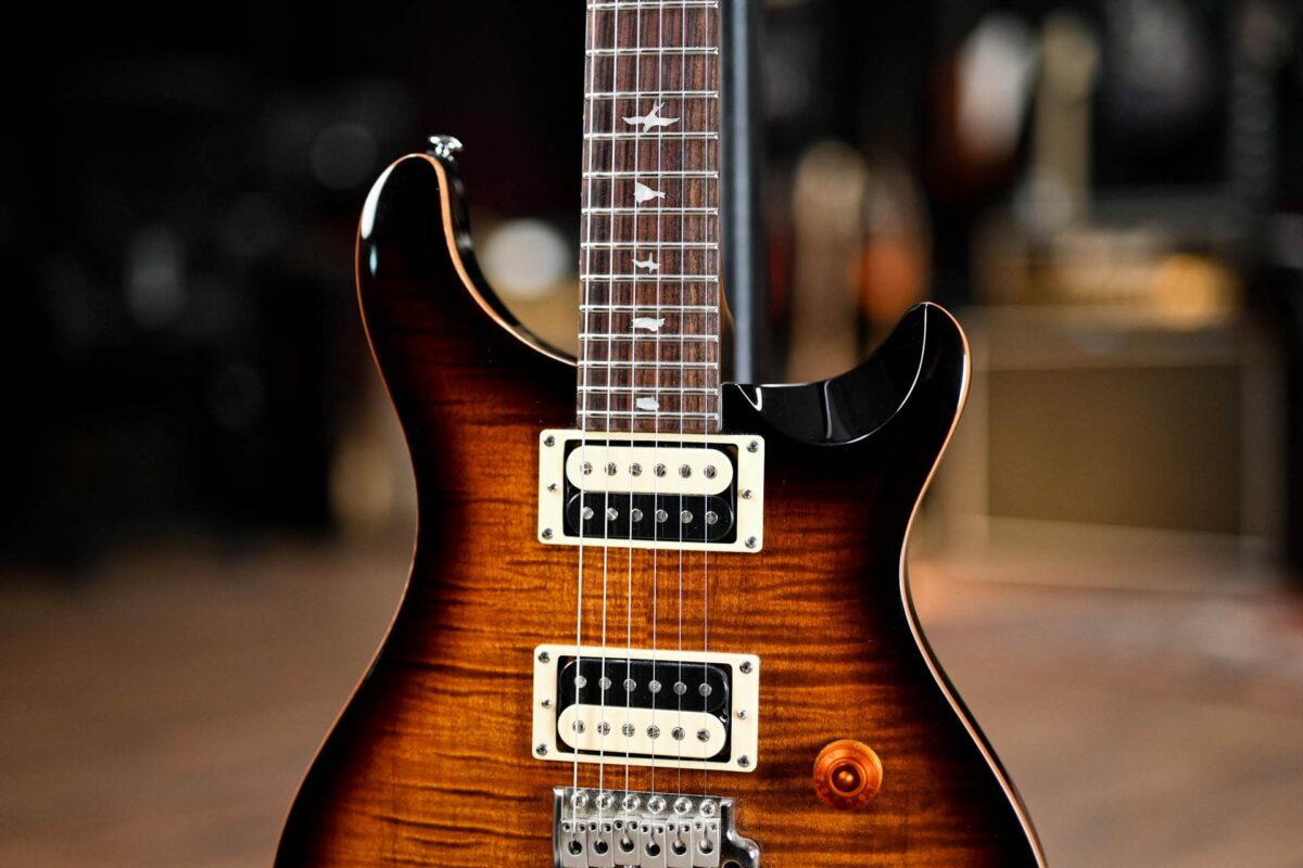 PRS SE Custom 24 in Black Gold - Image 4