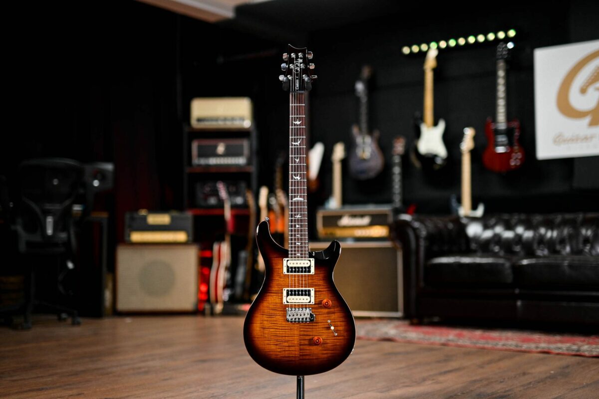 PRS SE Custom 24 in Black Gold - Image 2