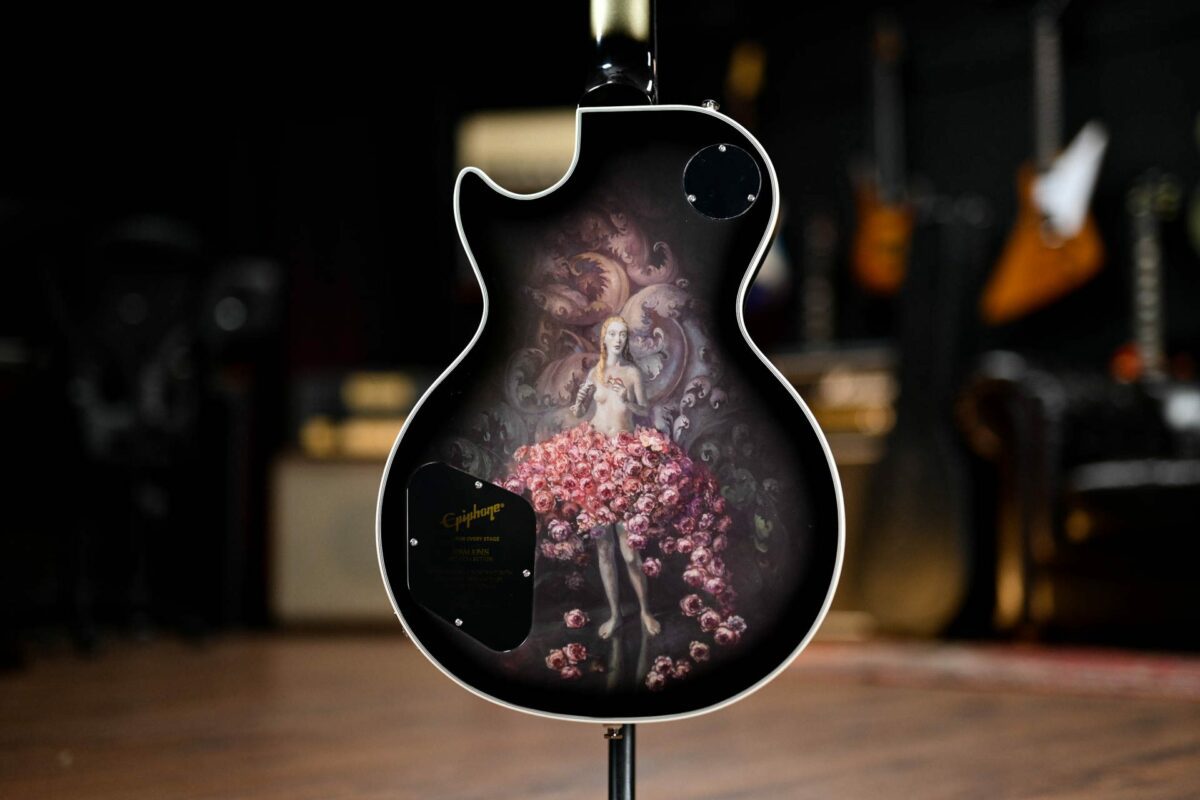 Epiphone Adam Jones Les Paul Custom Art Collection Julie Heffernan's Rose - Image 10