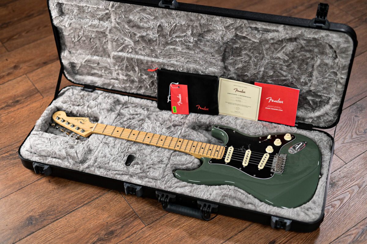 Fender American Professional Stratocaster in Antique Olive # 2 - Image 2