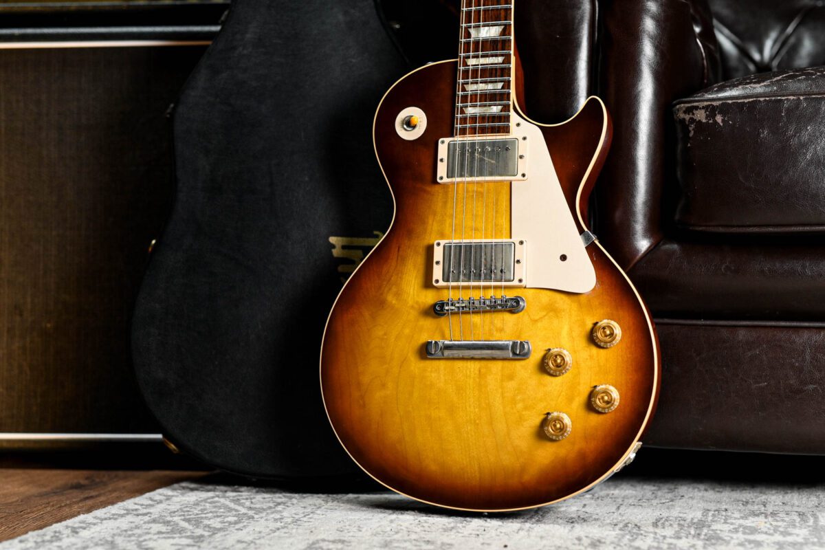 Gibson Custom Shop  1958 Les Paul Standard Reissue VOS Tobacco Burst - Image 3