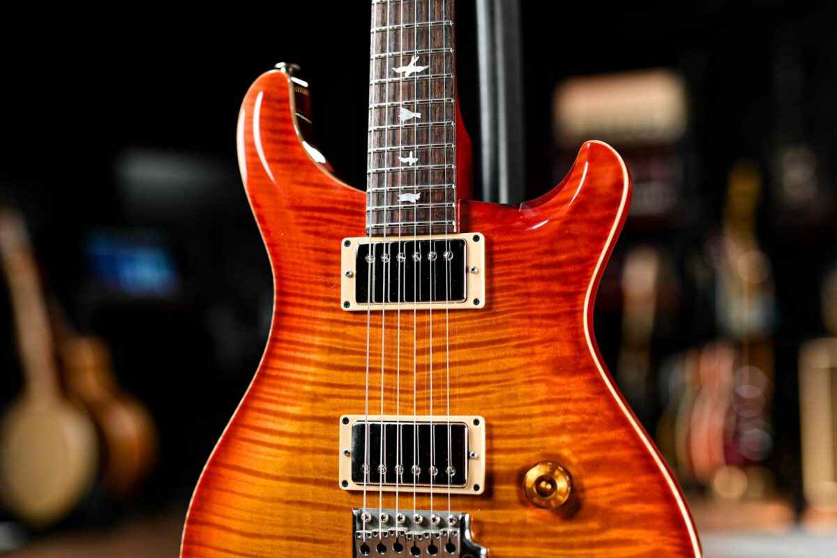 PRS USA Custom 22 in Dark Cherry Sunburst - Image 4