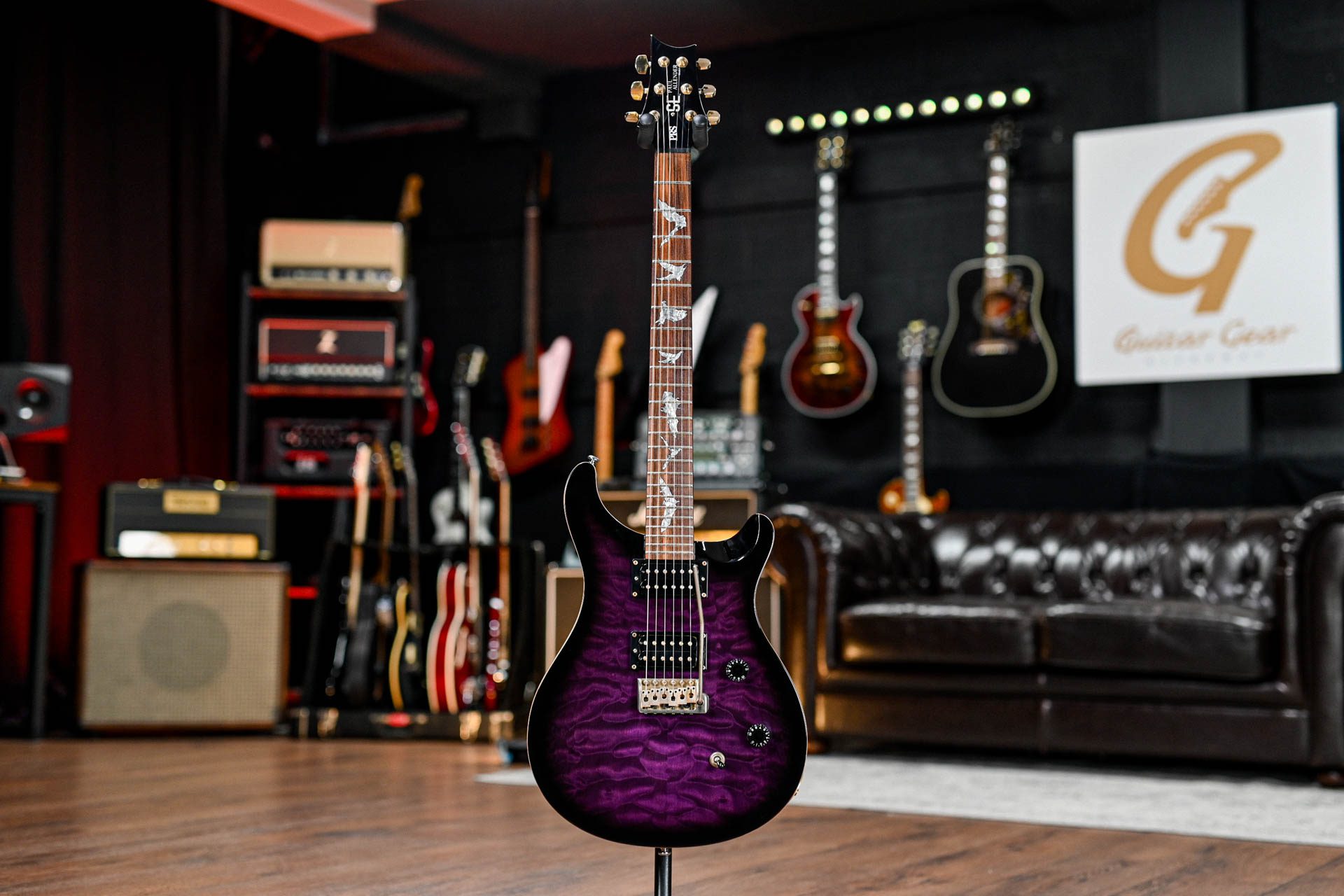 PRS SE Paul Allender in Purple Burst