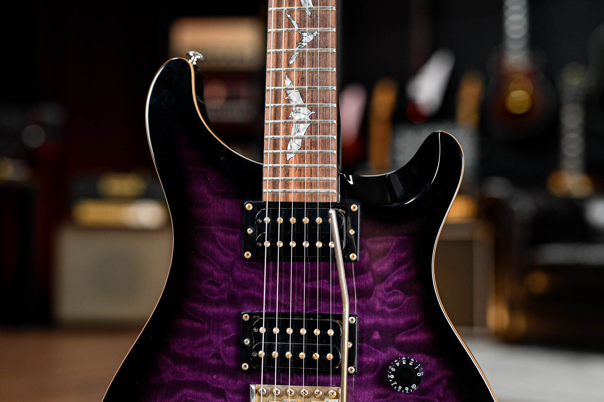 PRS SE Paul Allender in Purple Burst