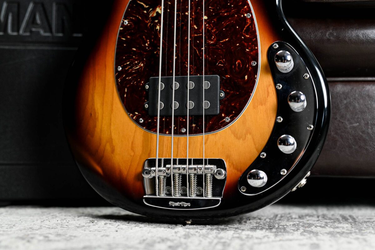 Ernie Ball Music Man Stingray 4H in Vintage Sunburst - Image 3