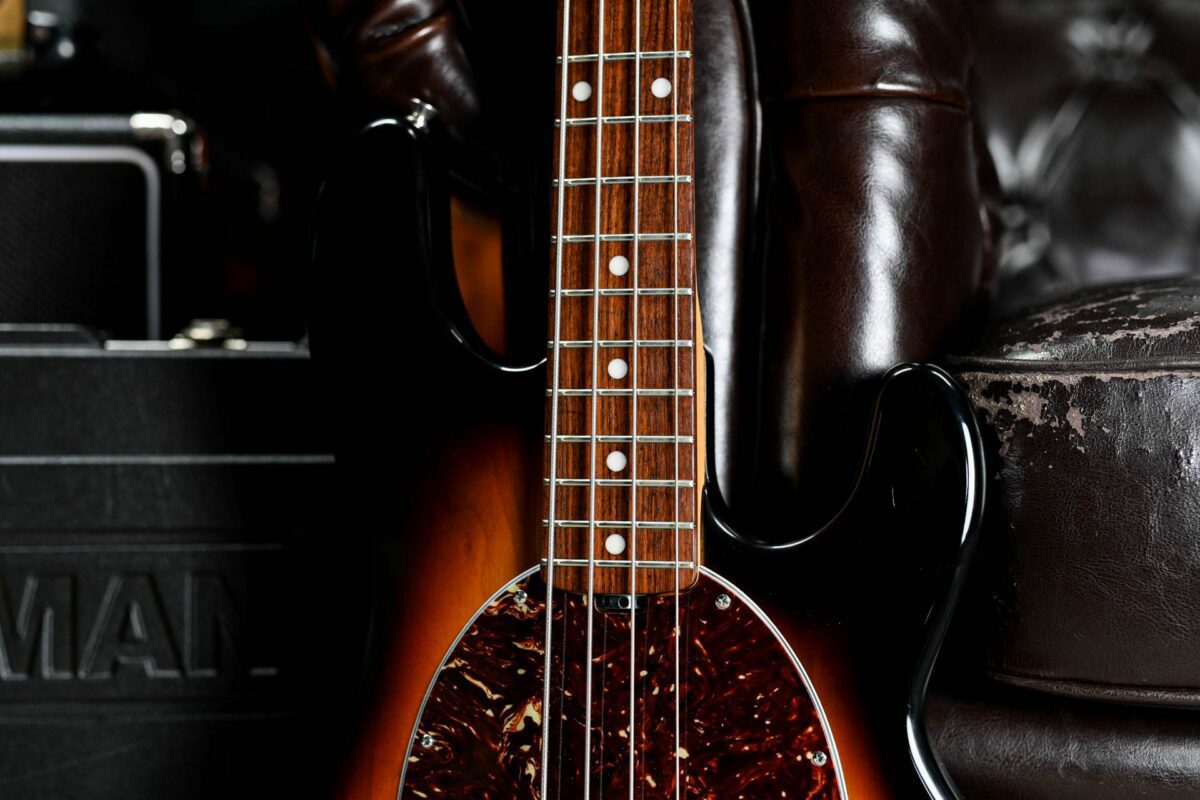 Ernie Ball Music Man Stingray 4H in Vintage Sunburst - Image 4