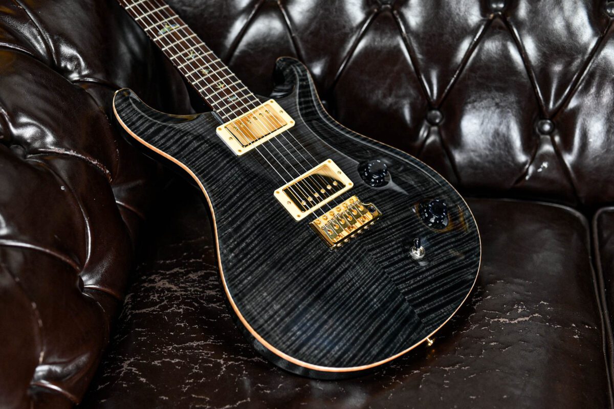 PRS Custom 22 Artist Package Brazilian in Black Grey - Image 5