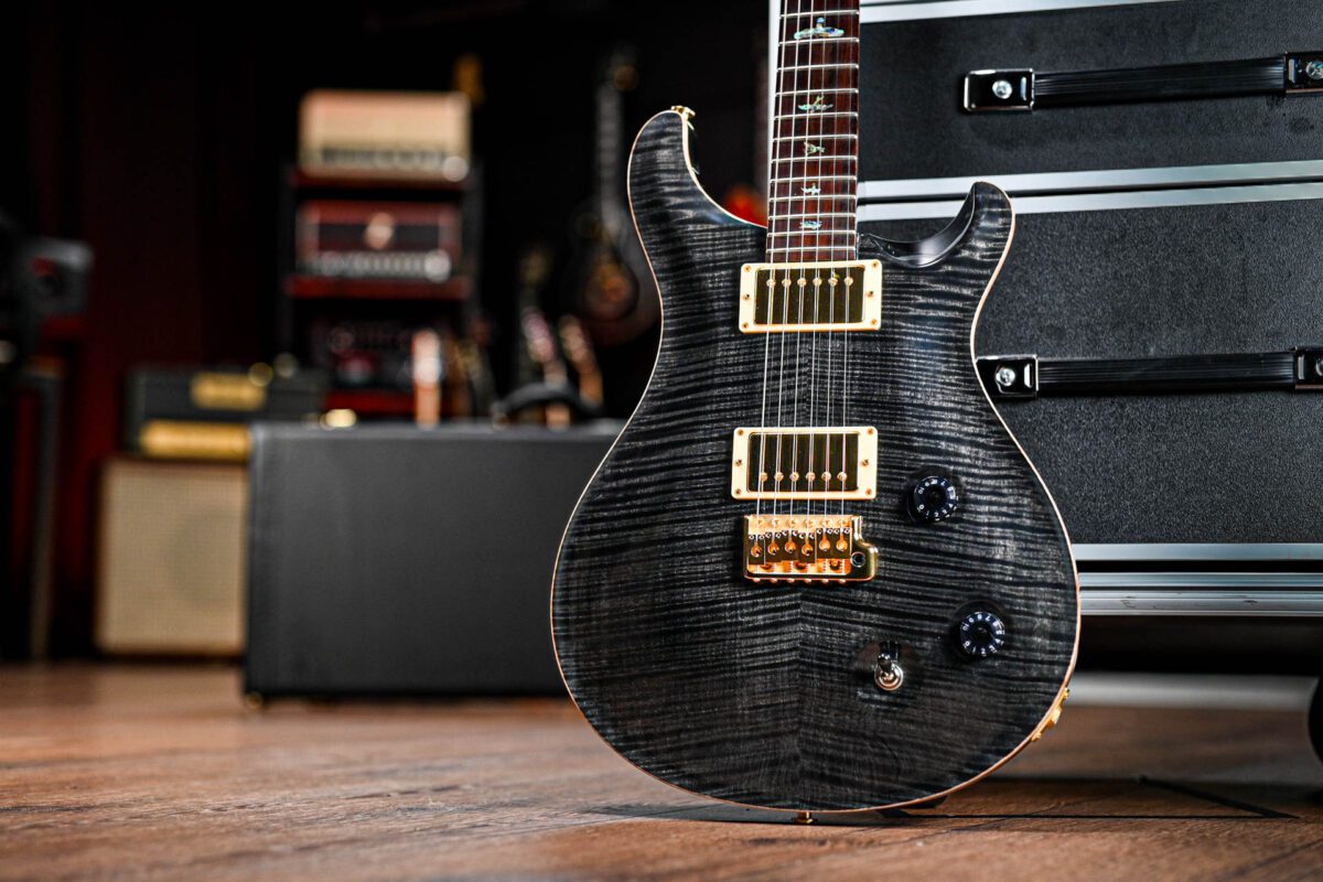 PRS Custom 22 Artist Package Brazilian in Black Grey - Image 2