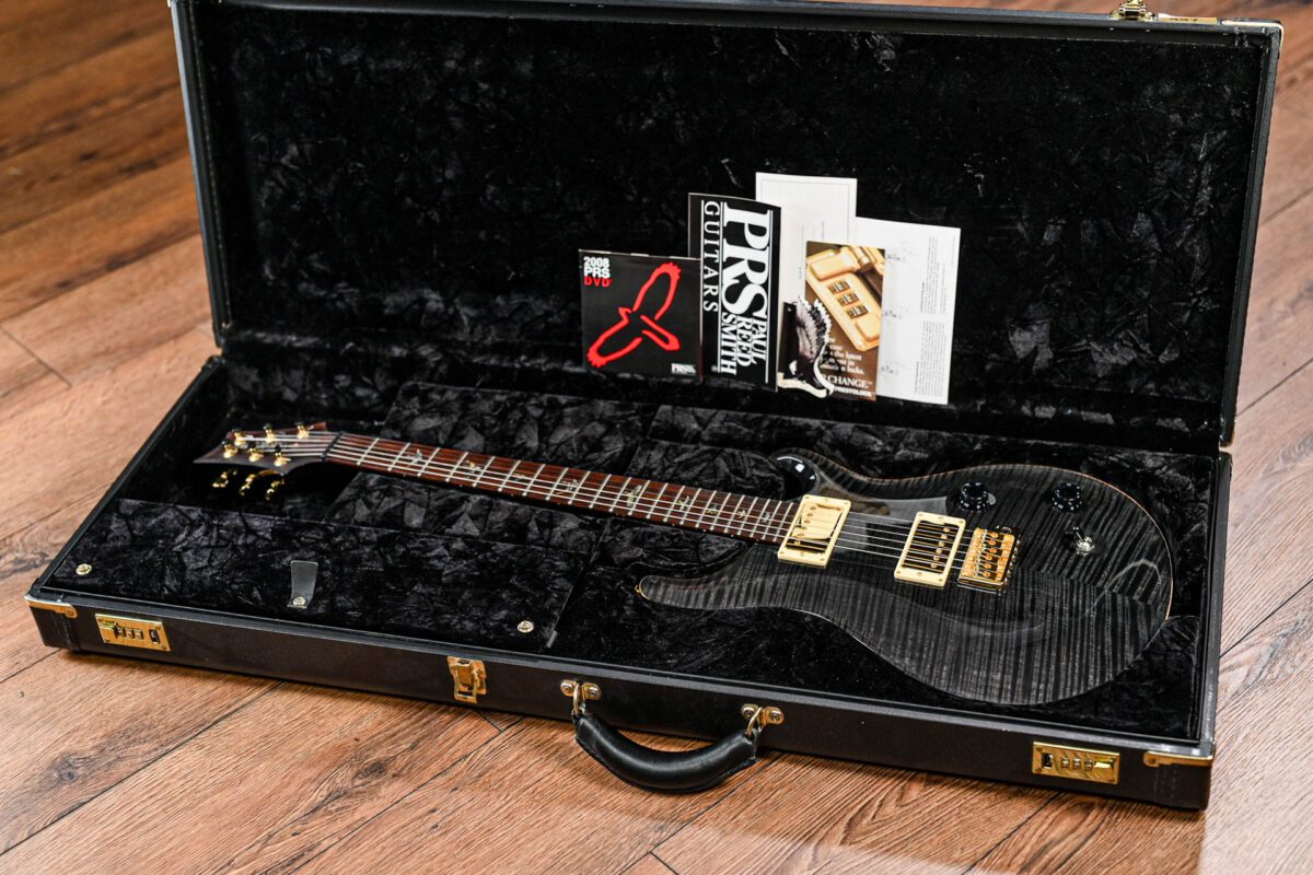 PRS Custom 22 Artist Package Brazilian in Black Grey - Image 4