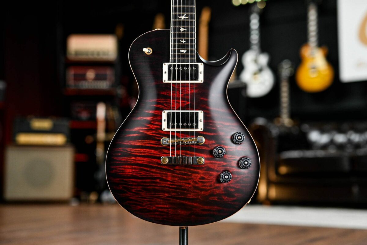 PRS Wood Library SC594 in Fire Red Burst with One Piece 10 Top - Guitar ...