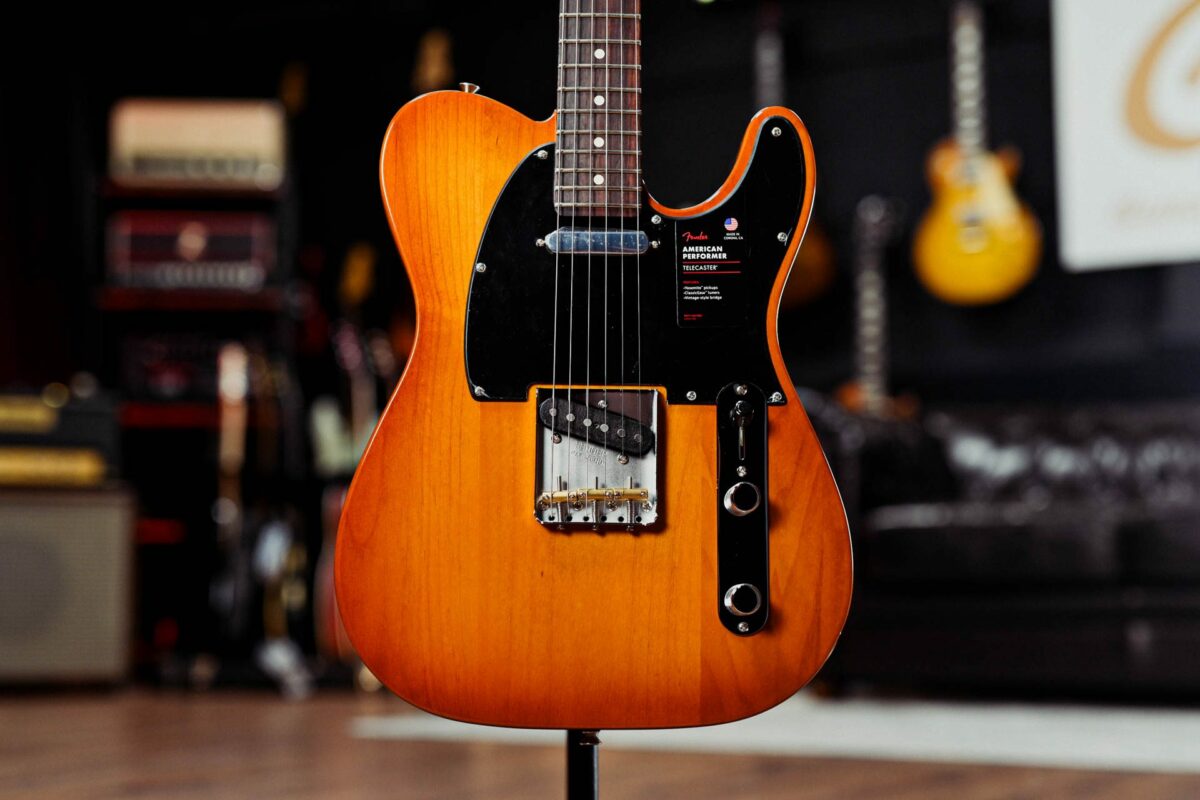 Fender American Performer Telecaster In Honey Burst