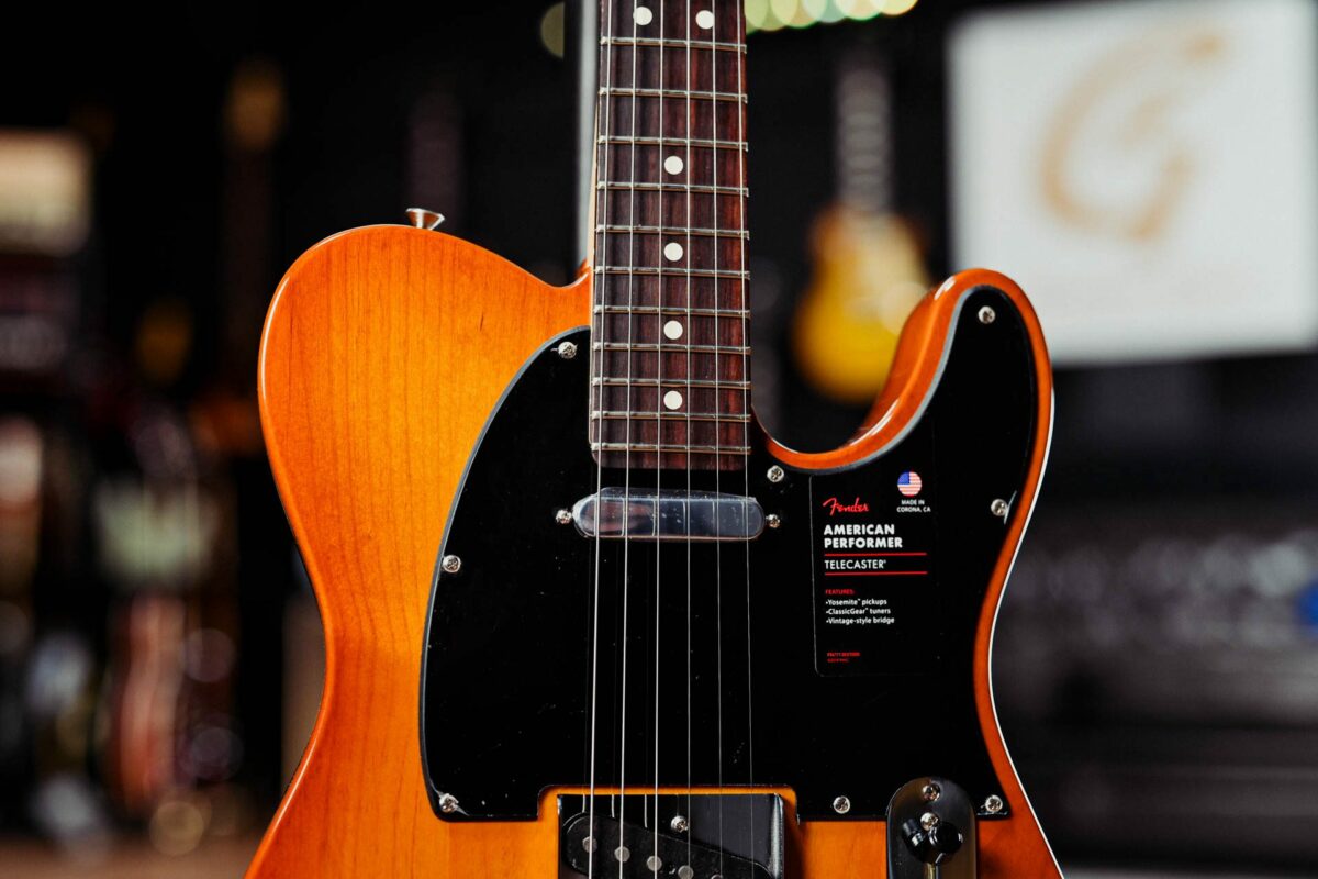 Fender American Performer Telecaster In Honey Burst - Image 6