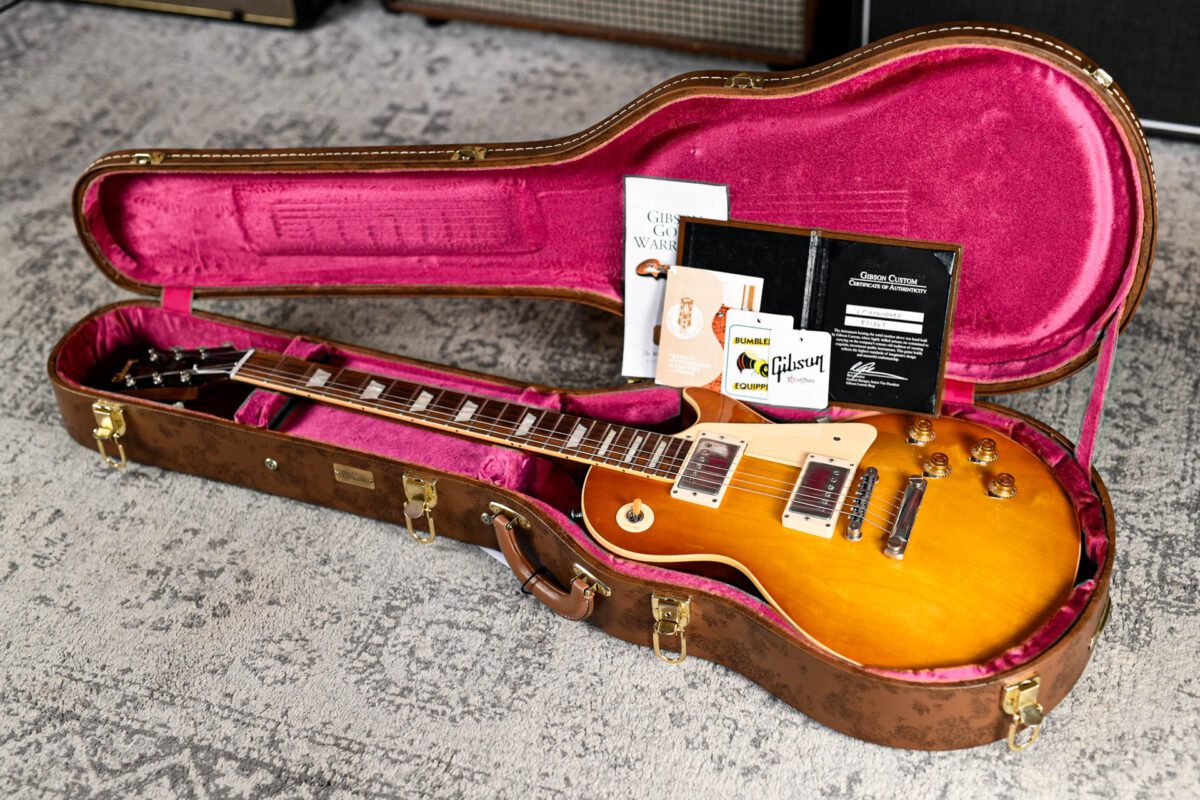 Gibson Custom Shop Les Paul Standard 1958 Reissue VOS In Iced Tea - Image 3