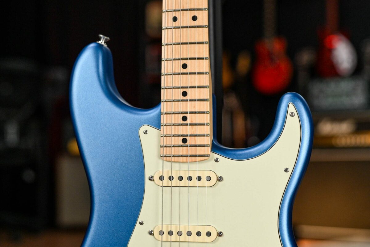 Fender American Performer Stratocaster in Satin Lake Placid Blue - Image 5