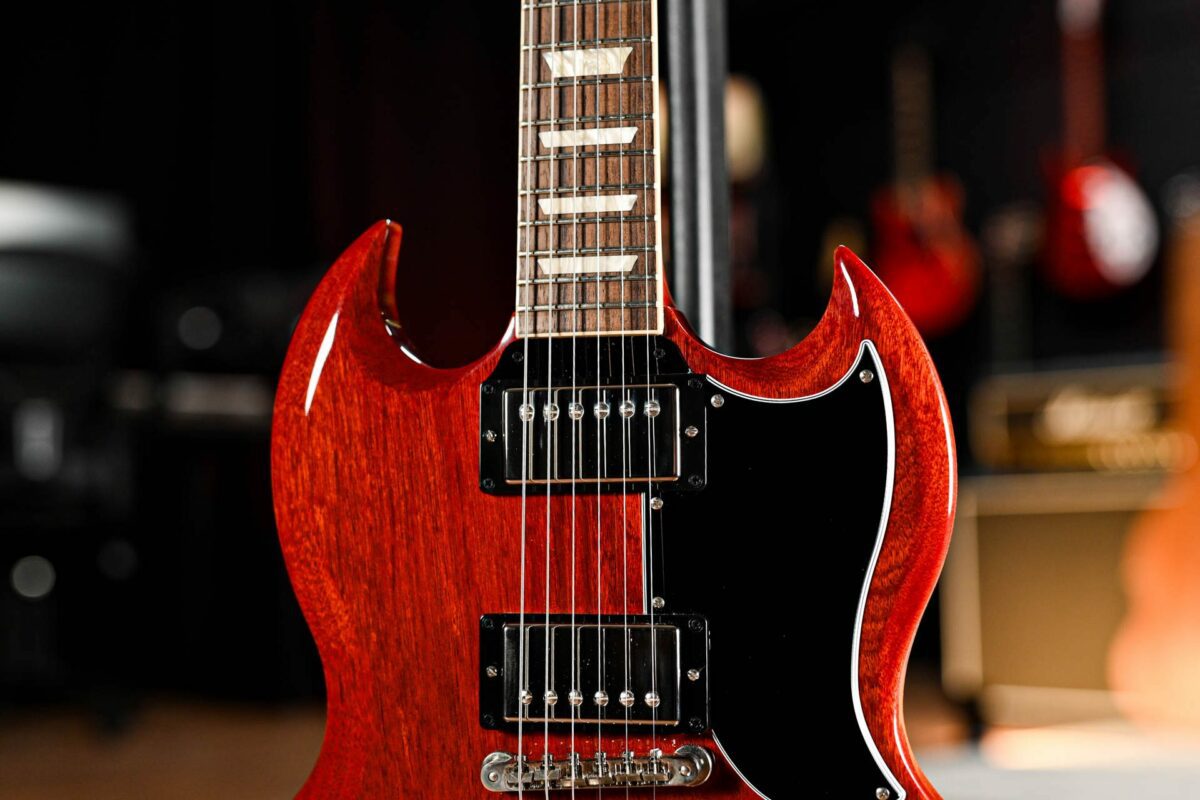 Gibson SG Standard '61 Sideways Vibrola in Vintage Cherry - Image 6