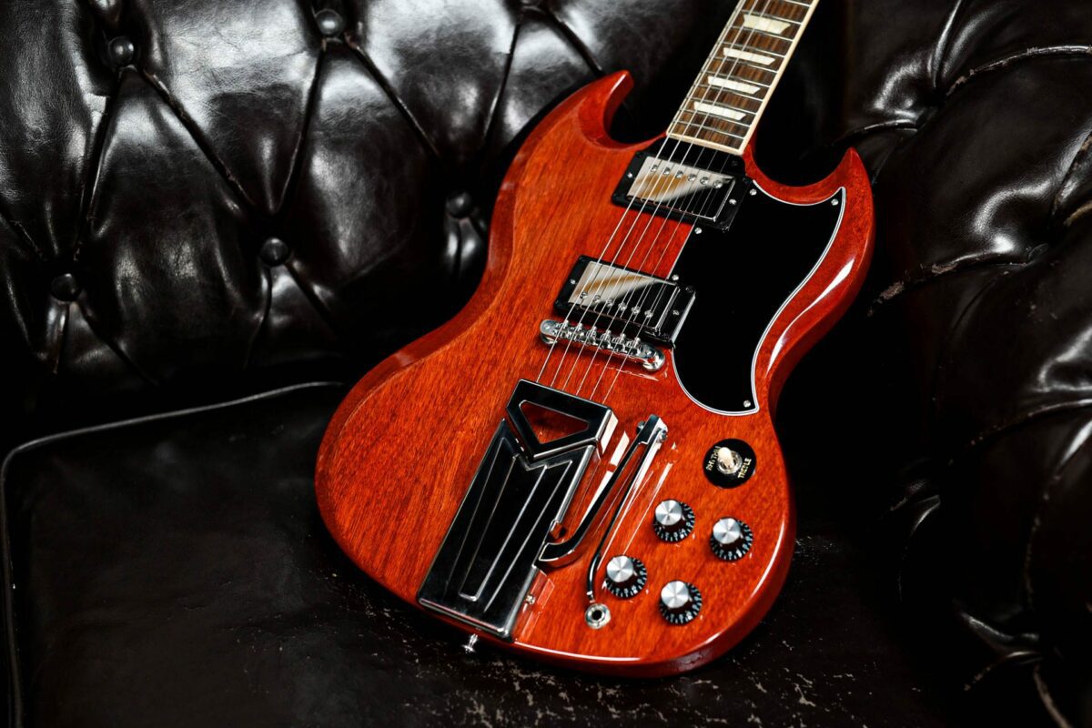 Gibson SG Standard '61 Sideways Vibrola in Vintage Cherry - Image 2