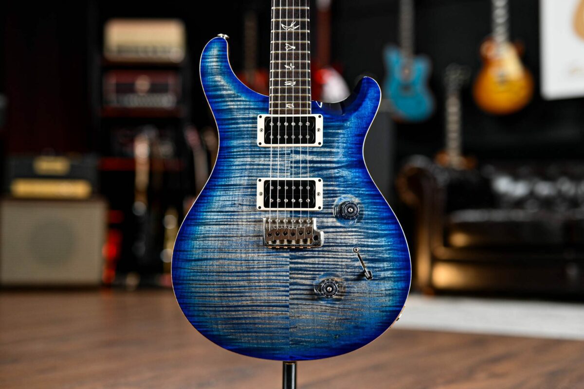 PRS USA Custom 24 10 Top in Blueburst