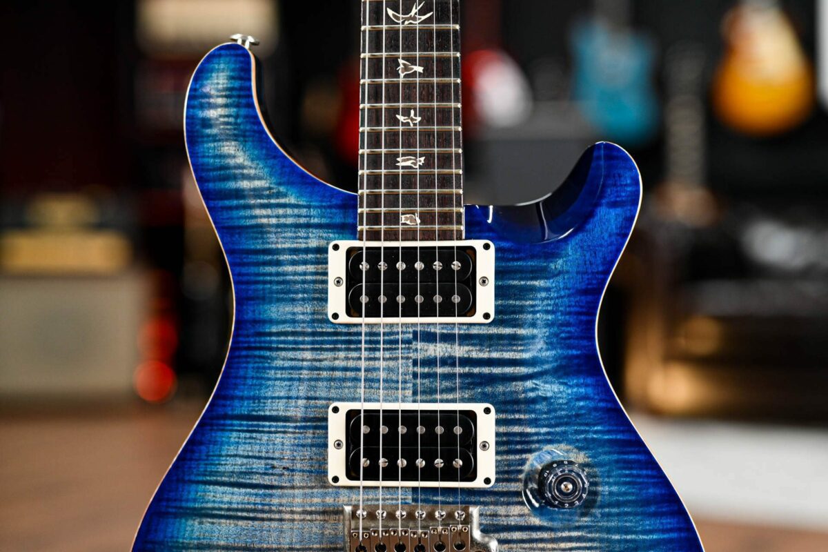 PRS USA Custom 24 10 Top in Blueburst - Image 7