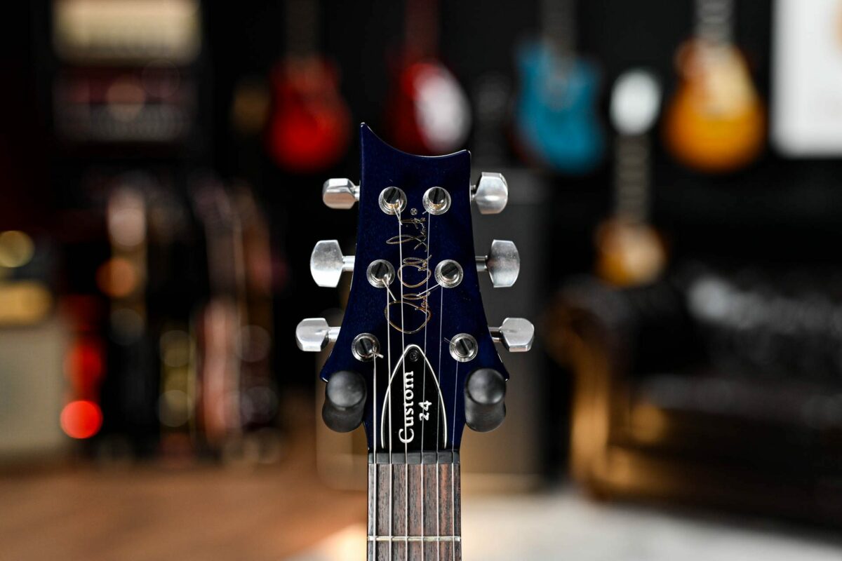 PRS USA Custom 24 10 Top in Blueburst - Image 6