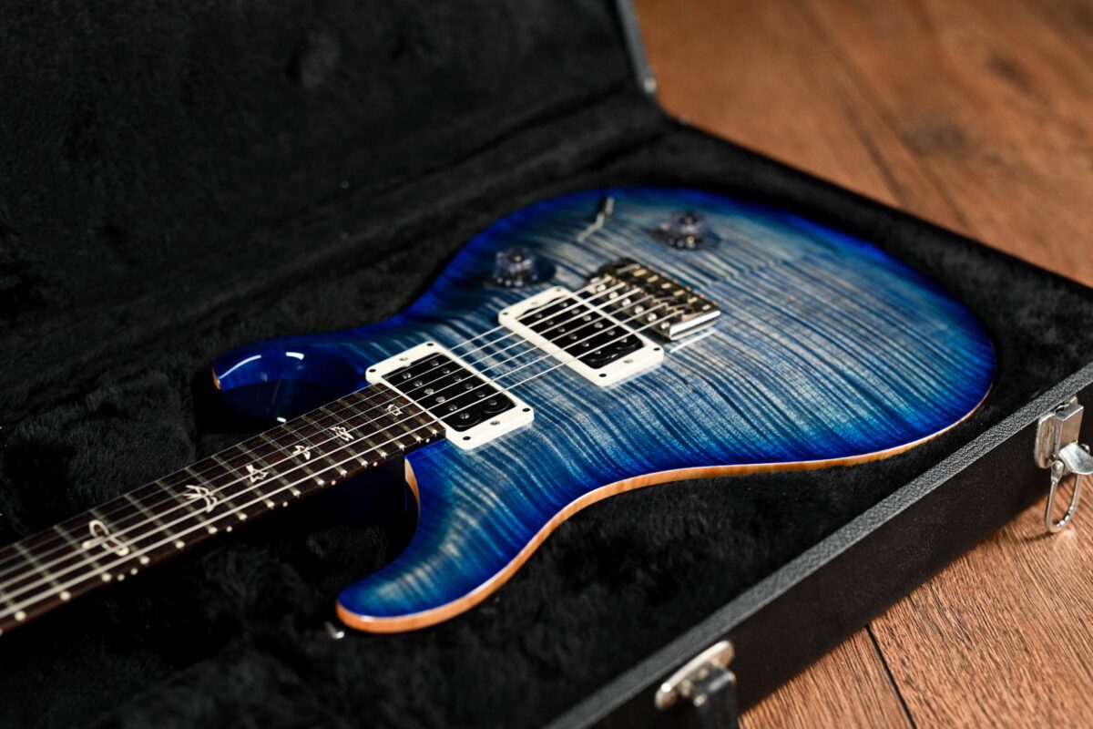 PRS USA Custom 24 10 Top in Blueburst - Image 4