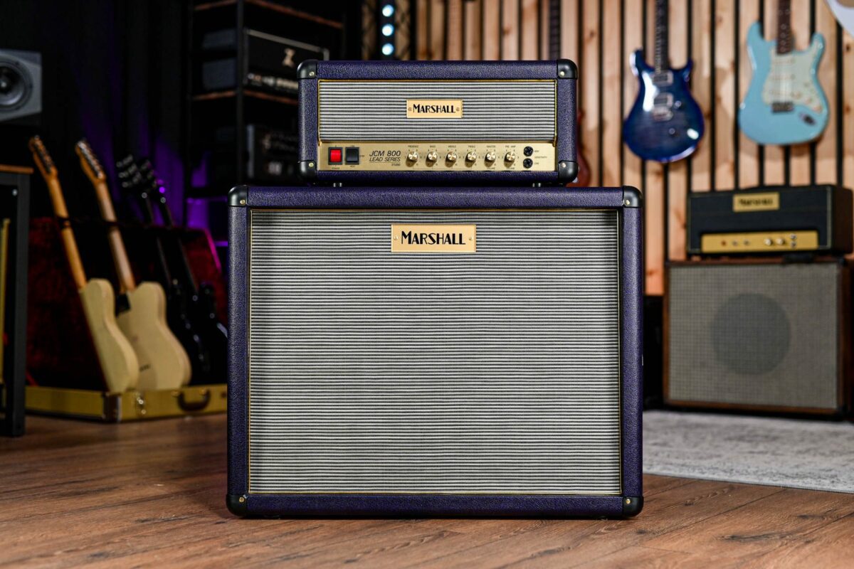 Marshall Design Store SC20 Head & 1936 2x12" Cabinet - Black/Purple Levant #4