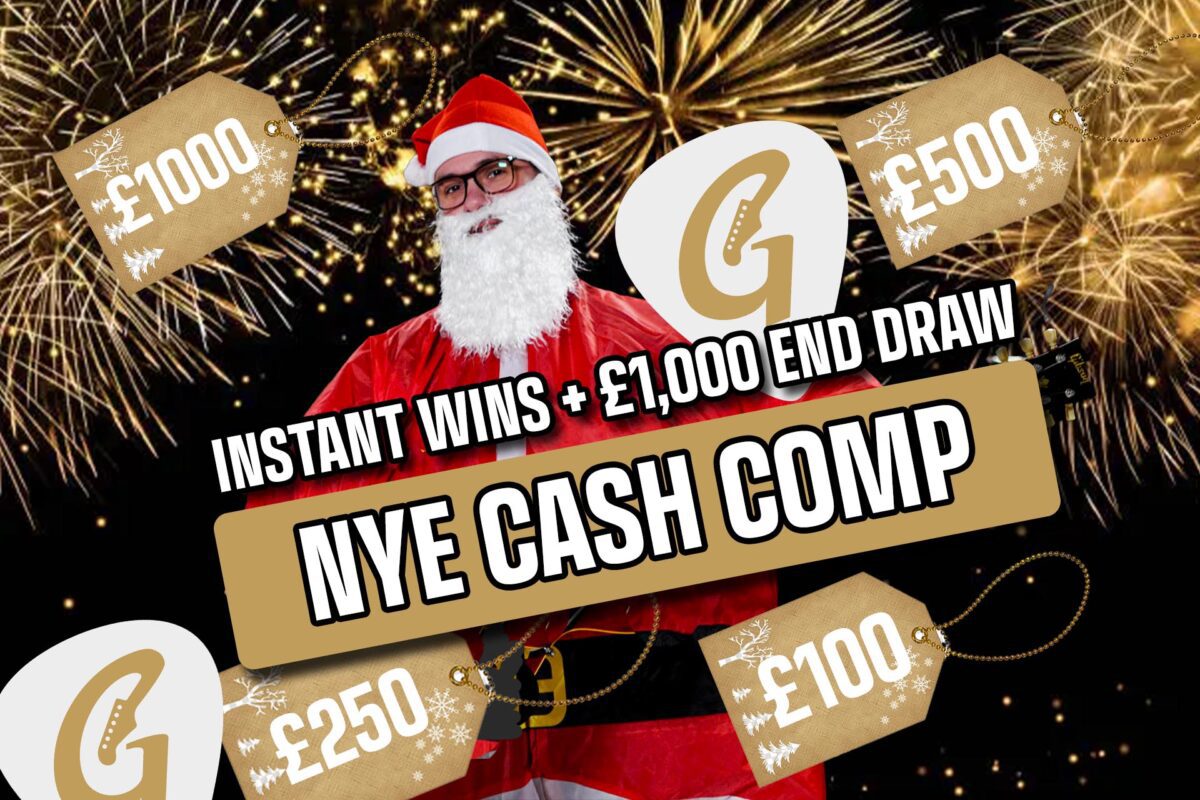 NYE Cash Comp- £3,250 in Instant Wins + £1,000 End Draw