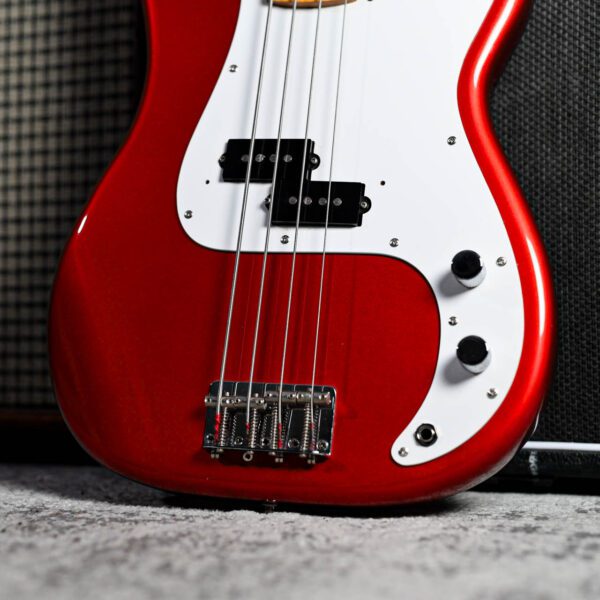 Fender PB-57 Precision Bass Reissue MIJ in Candy Apple Red - Guitar ...