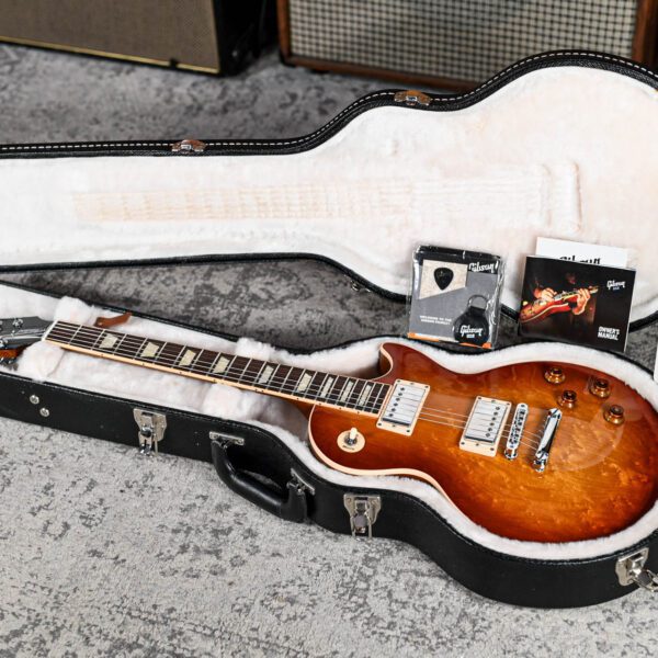 Gibson Les Paul Standard Premium Birdseye in Honey Burst - Guitar Gear ...