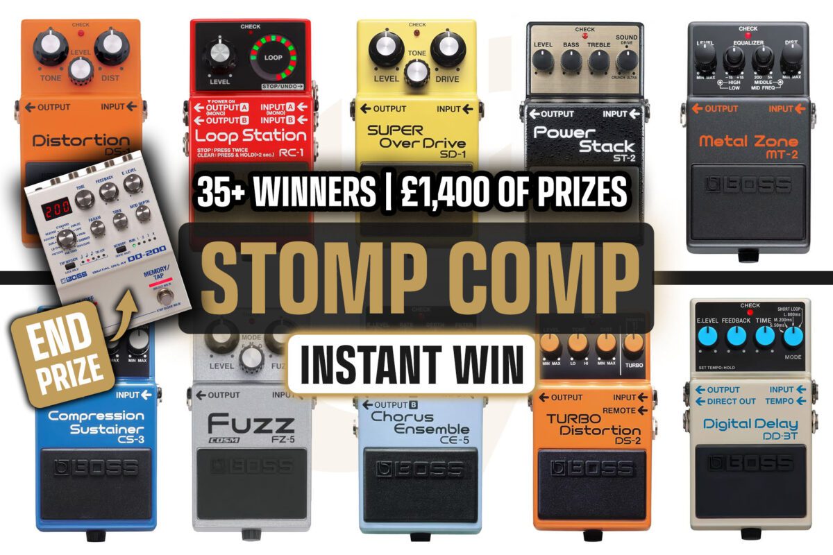 The Big Boss #4 - 35 Instant Wins - £1400 of prizes - Boss DD-200 End Prize