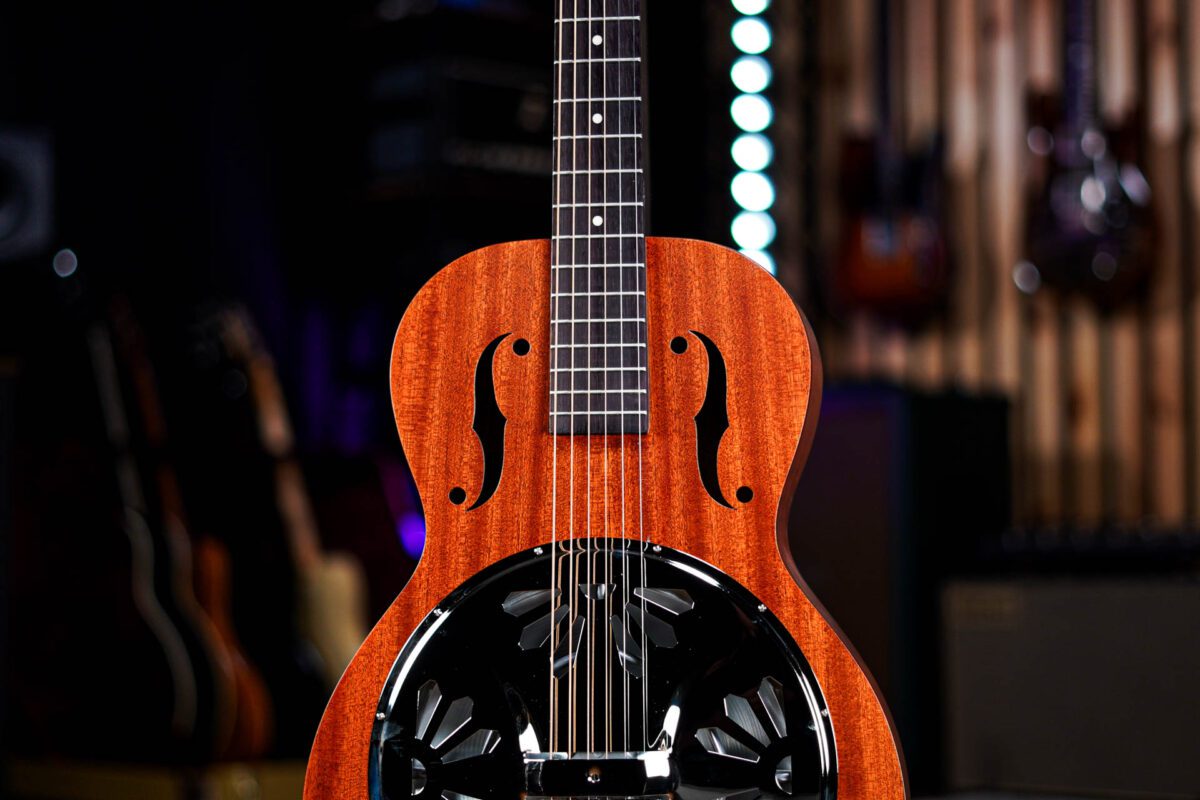 Gretsch G9200 Boxcar Mahogany Roundneck Resonator in Natural - Image 5
