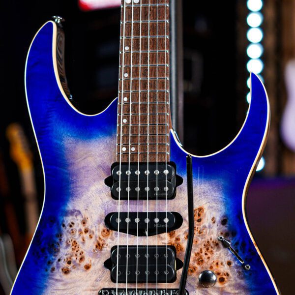 Ibanez Premium RG1070PBZ in Cerulean Blue Burst - Guitar Gear Giveaway