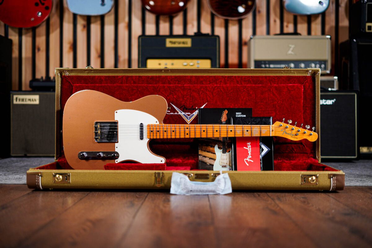Fender Limited Edition Custom Shop ‘51 Telecaster Relic In Aged Copper - Image 2