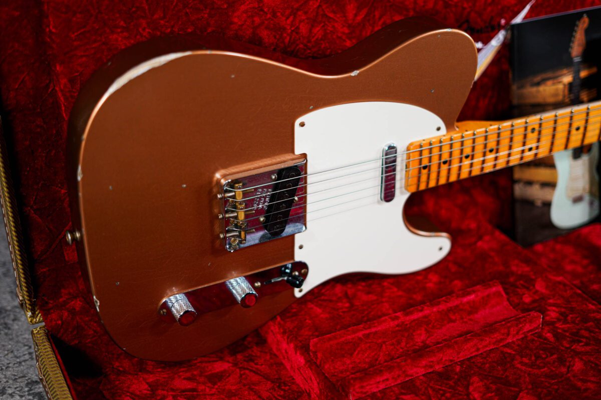 Fender Limited Edition Custom Shop ‘51 Telecaster Relic In Aged Copper - Image 5