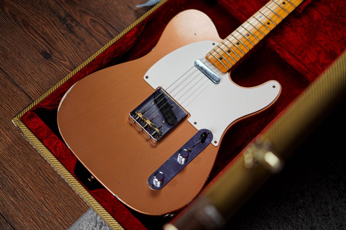 Fender Limited Edition Custom Shop ‘51 Telecaster Relic In Aged Copper - Image 3